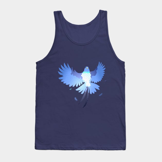 Blue bird Tank Top by SYnergization